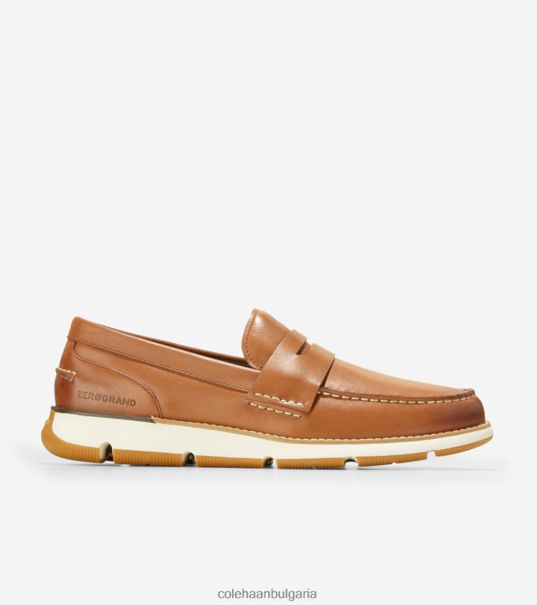 Cole Haan 4. мокасини zerogrand мъже 84PB6Z454 британски тен-слонова кост обувки