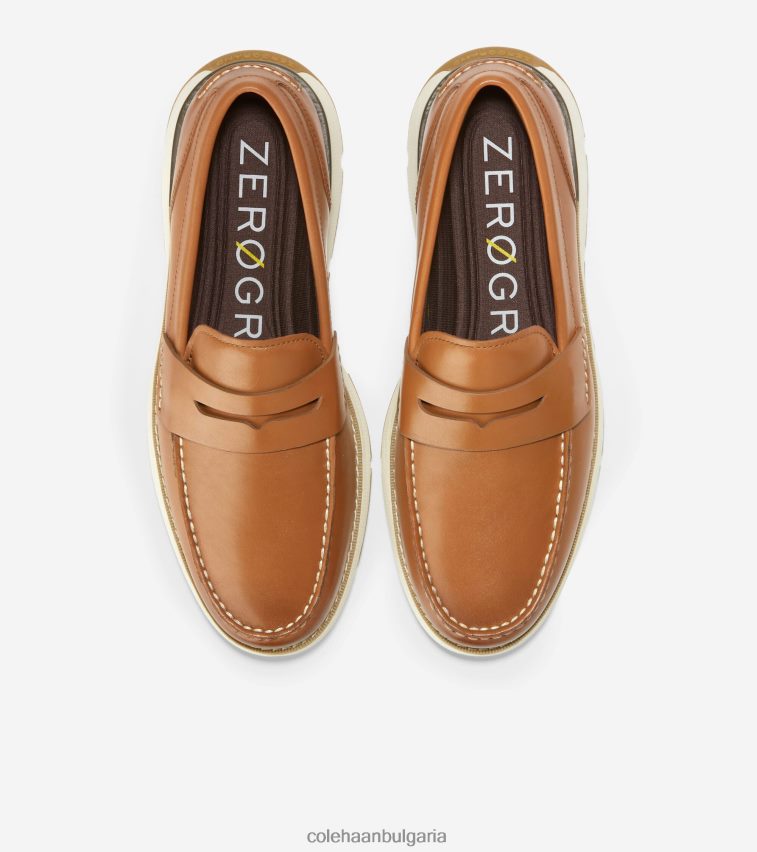 Cole Haan 4. мокасини zerogrand мъже 84PB6Z454 британски тен-слонова кост обувки