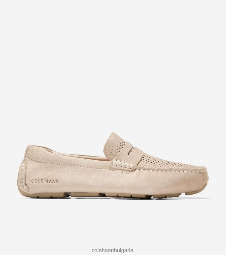 Cole Haan голям лазерен драйвер за пени мъже 84PB6Z294 сусам-дюна обувки