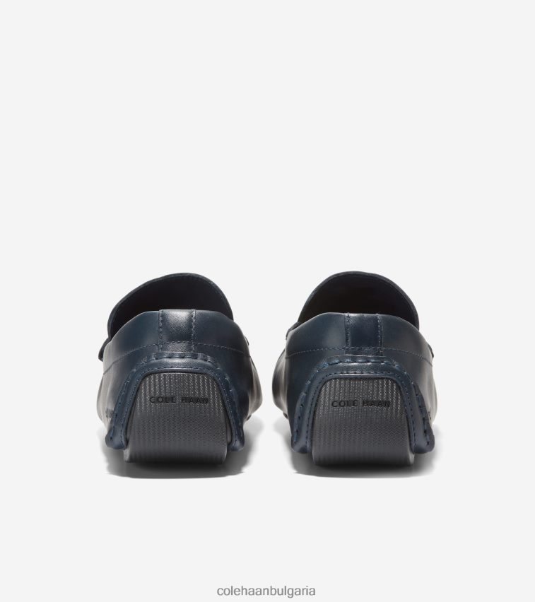Cole Haan голям лазерен драйвер за пени мъже 84PB6Z295 тъмносин блейзър обувки
