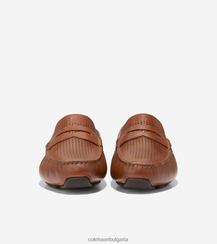 Cole Haan голям лазерен драйвер за пени мъже 84PB6Z297 британски tan-java обувки