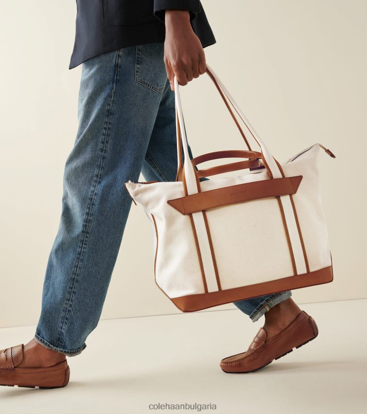 Cole Haan голям лазерен драйвер за пени мъже 84PB6Z297 британски tan-java обувки