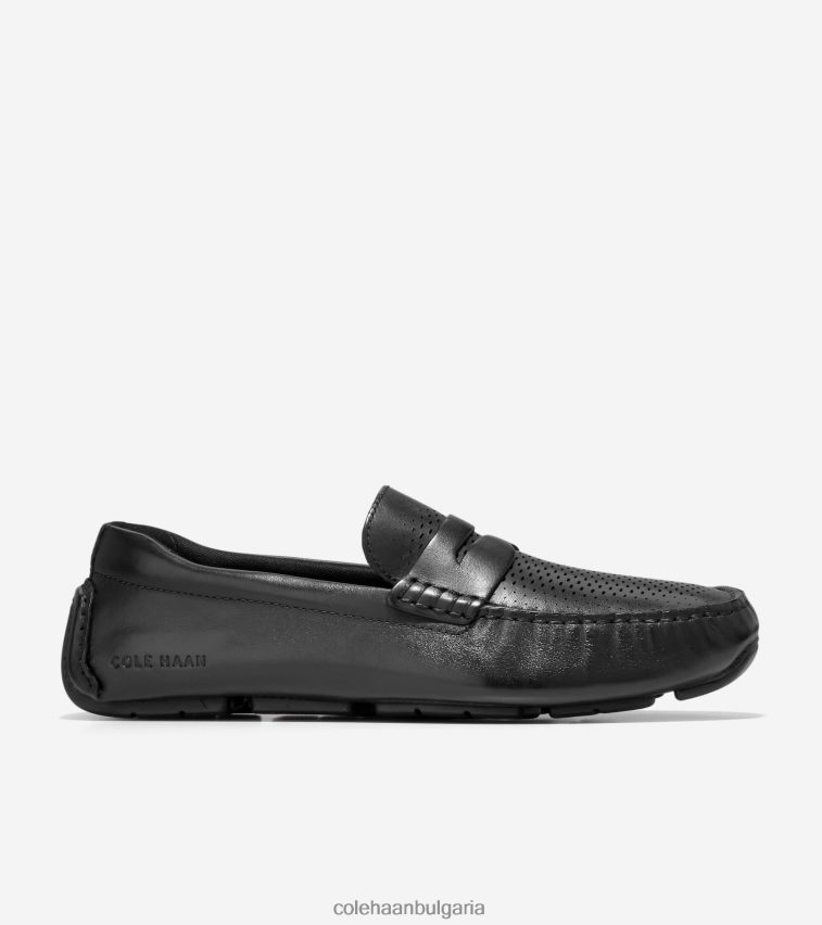 Cole Haan голям лазерен драйвер за пени мъже 84PB6Z298 черен обувки