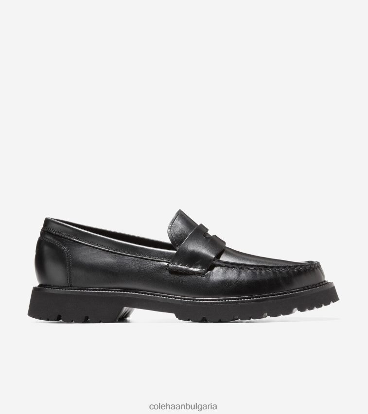 Cole Haan американски класически пени мокасини мъже 84PB6Z373 черен обувки
