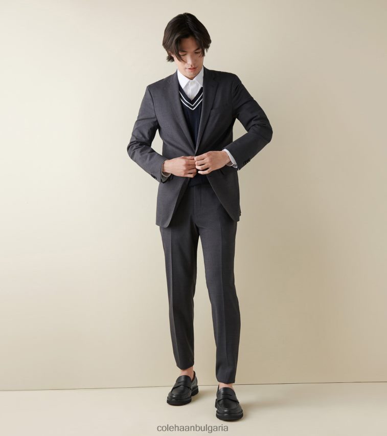 Cole Haan американски класически пени мокасини мъже 84PB6Z373 черен обувки