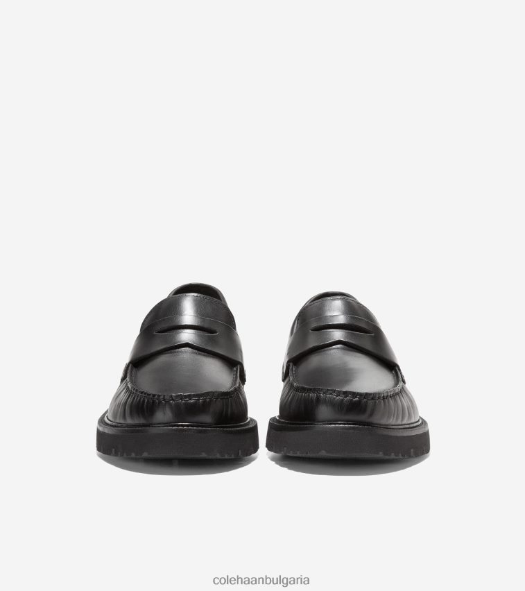Cole Haan американски класически пени мокасини мъже 84PB6Z373 черен обувки