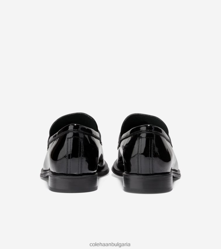 Cole Haan модерни класически пени мокасини мъже 84PB6Z448 черен патент обувки
