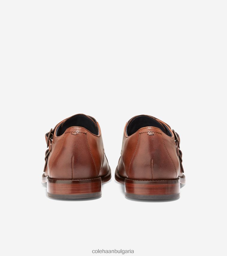 Cole Haan Харисън монашеска каишка мъже 84PB6Z474 британски тен обувки