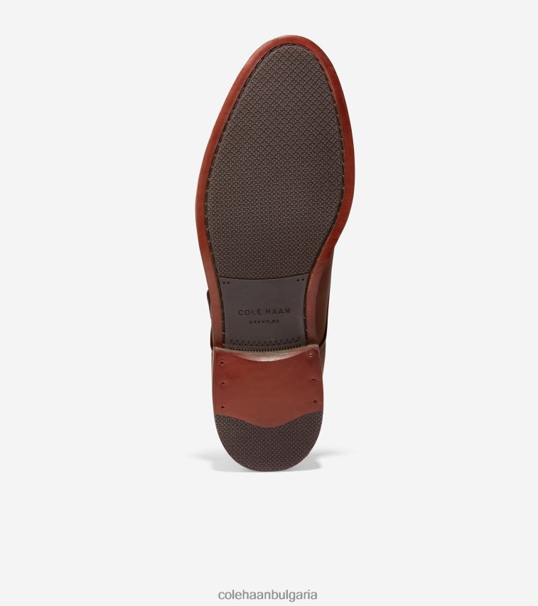 Cole Haan Харисън монашеска каишка мъже 84PB6Z474 британски тен обувки
