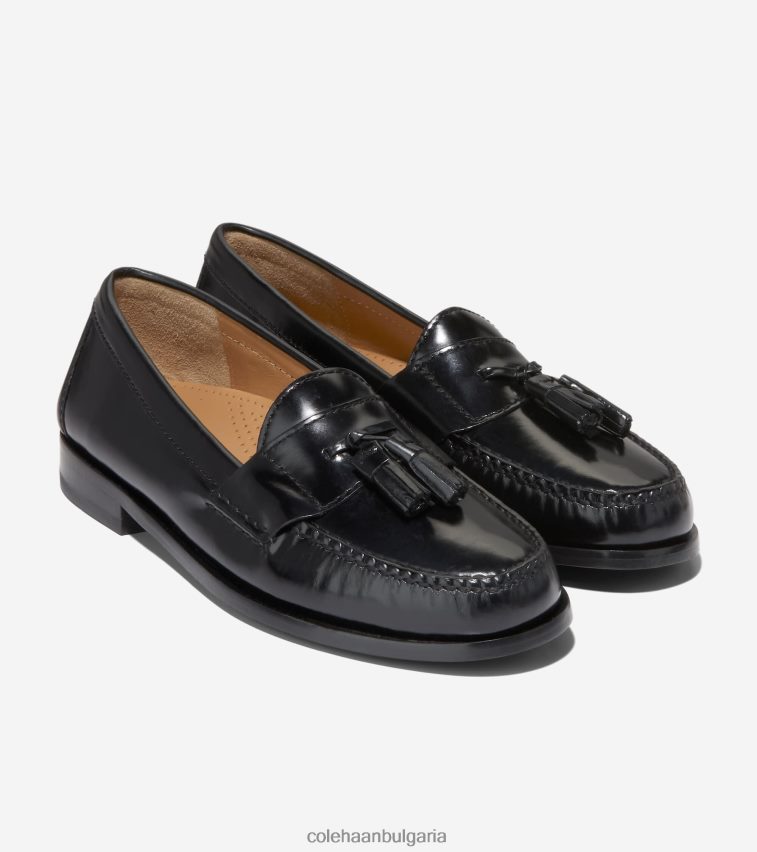 Cole Haan мокасина с пискюл мъже 84PB6Z476 черен обувки