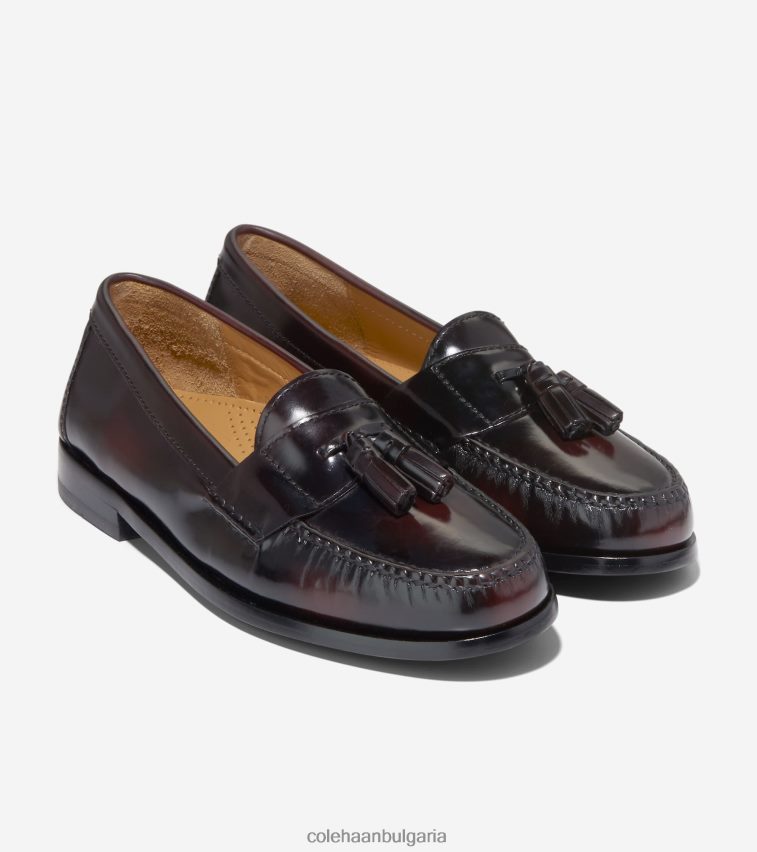 Cole Haan мокасина с пискюл мъже 84PB6Z477 бордо обувки