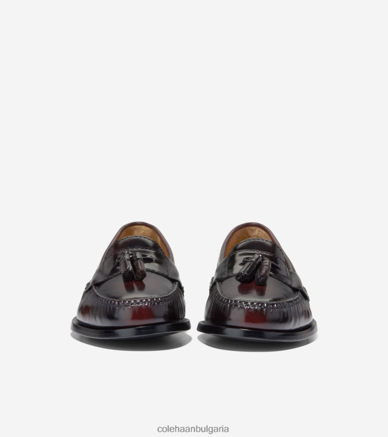 Cole Haan мокасина с пискюл мъже 84PB6Z477 бордо обувки