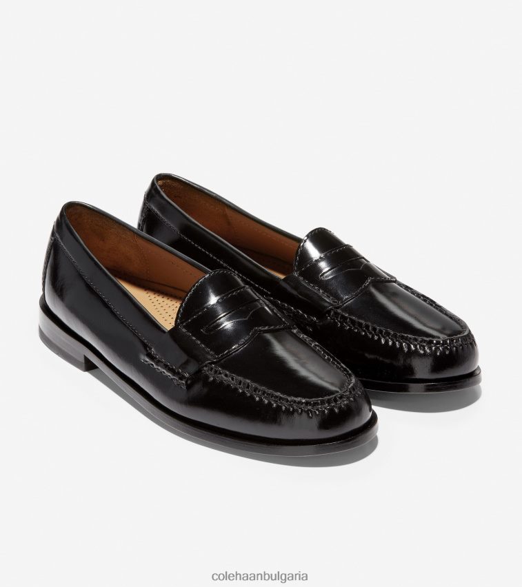 Cole Haan щипка пени мокасина мъже 84PB6Z485 черен обувки