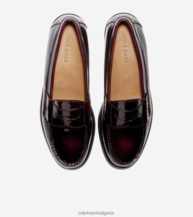 Cole Haan щипка пени мокасина мъже 84PB6Z486 бордо обувки