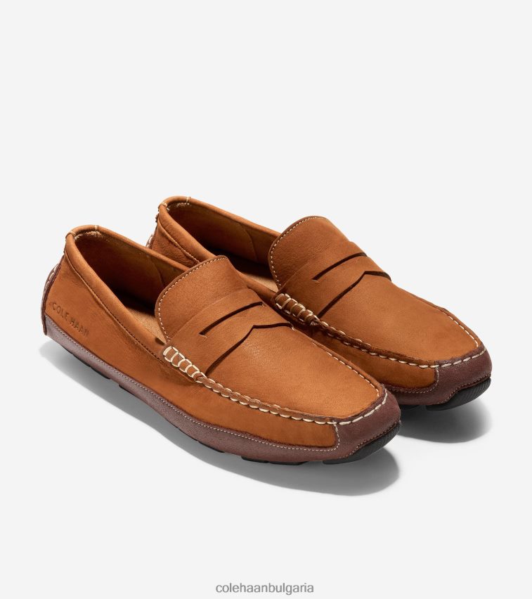 Cole Haan Wyatt Penny Driver мъже 84PB6Z415 британски тен обувки
