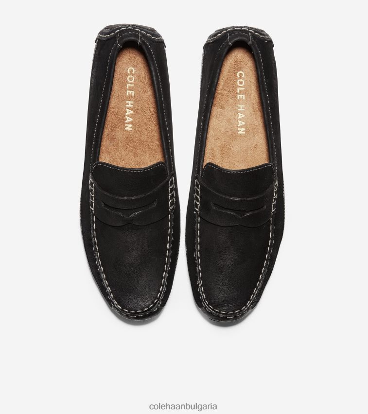 Cole Haan Wyatt Penny Driver мъже 84PB6Z416 черен обувки