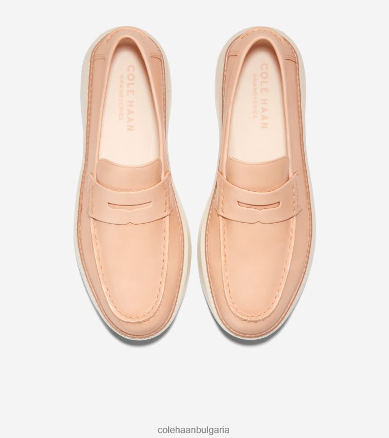 Cole Haan grandpro topspin пени мокасини мъже 84PB6Z289 ечемик бежово-слонова кост обувки