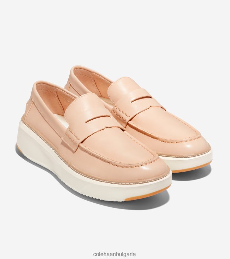 Cole Haan grandpro topspin пени мокасини мъже 84PB6Z289 ечемик бежово-слонова кост обувки