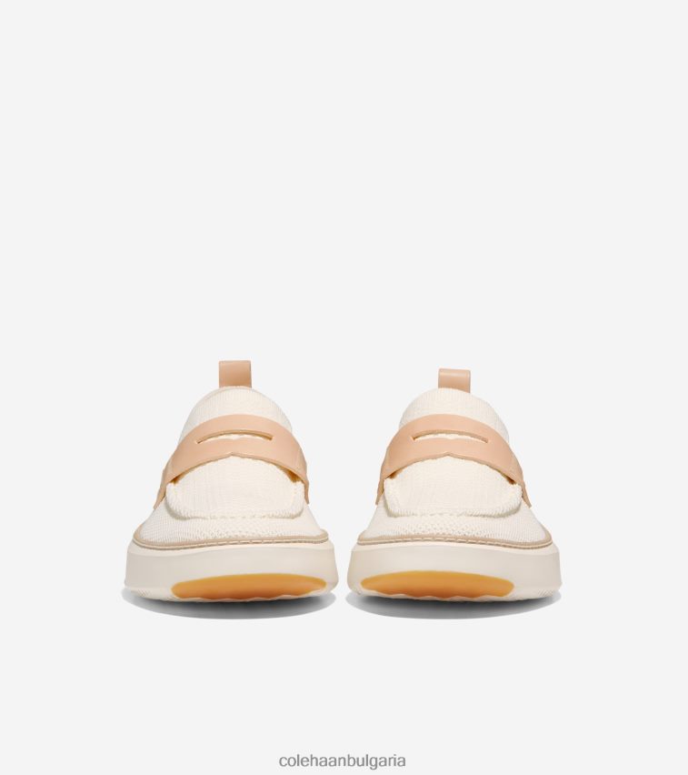 Cole Haan grandpro topspin пени мокасини мъже 84PB6Z318 слонова кост-ечемик бежов stitchlite обувки