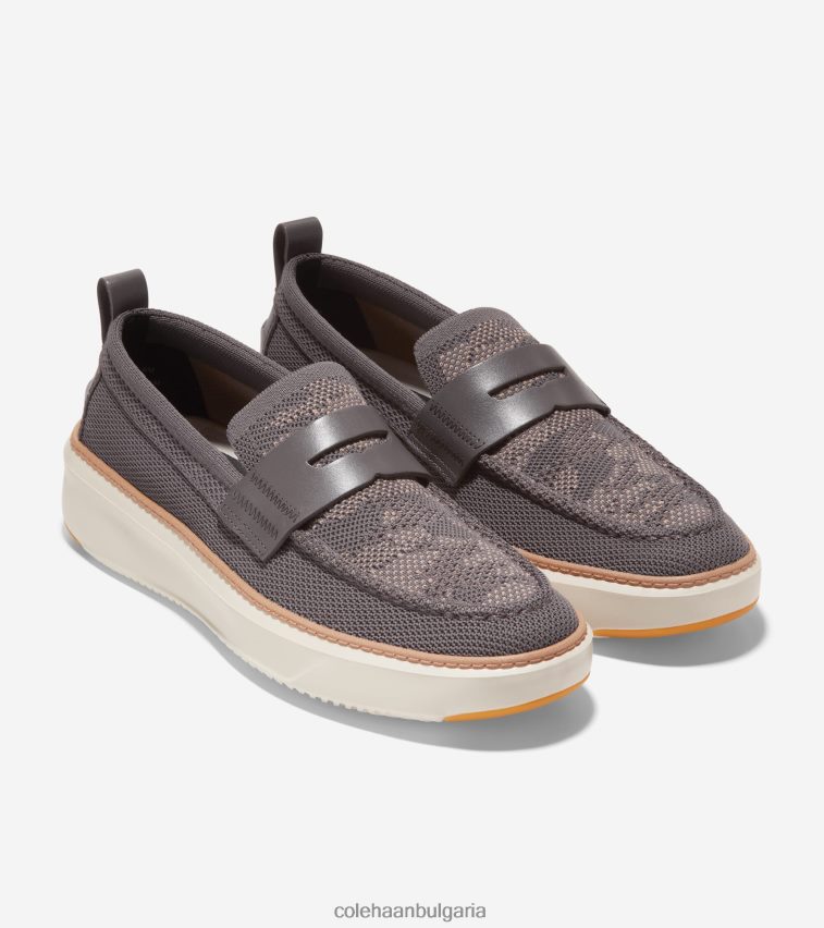 Cole Haan grandpro topspin пени мокасини мъже 84PB6Z319 айфелова кула камуфлаж-слонова кост стичлит обувки
