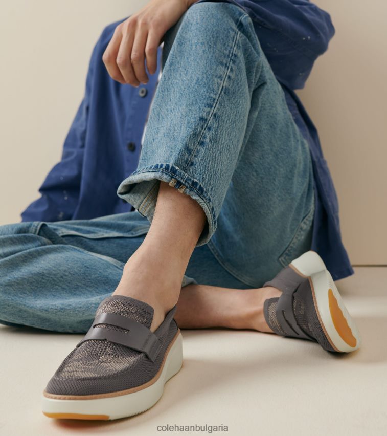 Cole Haan grandpro topspin пени мокасини мъже 84PB6Z319 айфелова кула камуфлаж-слонова кост стичлит обувки