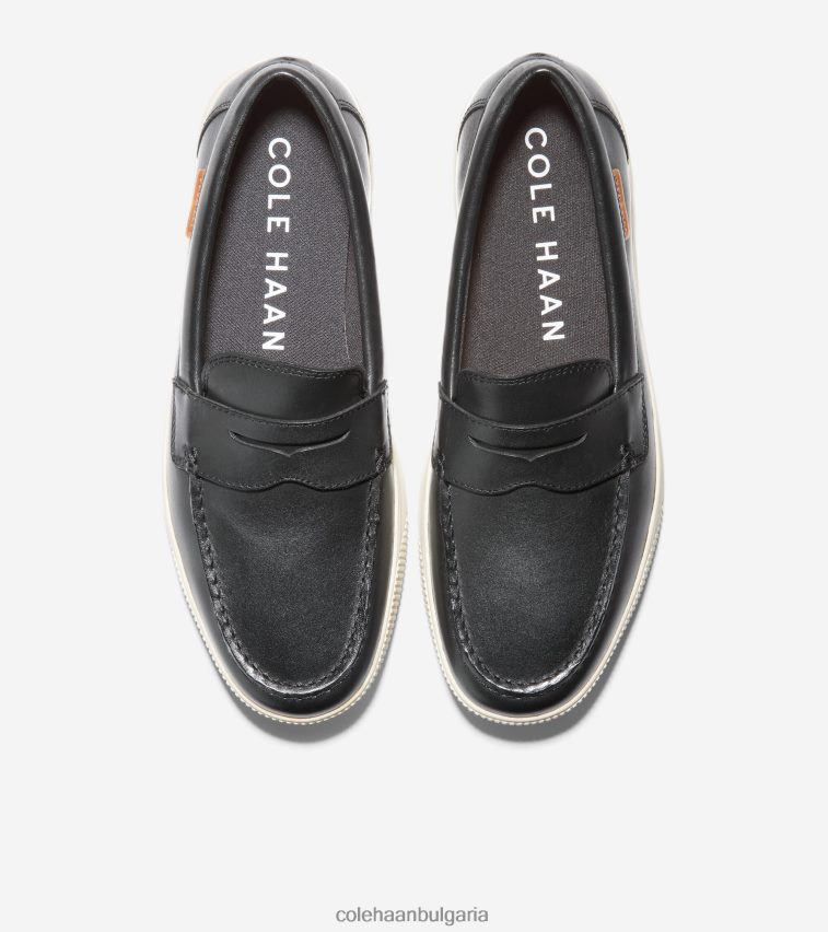Cole Haan nantucket 2.0 пени мокасина мъже 84PB6Z354 черен обувки