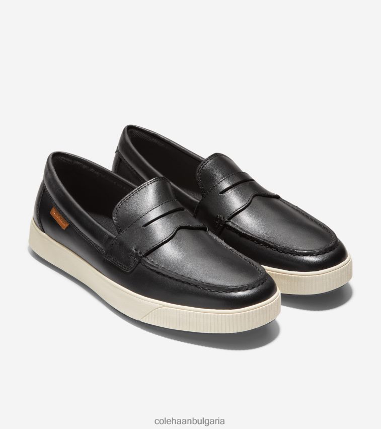Cole Haan nantucket 2.0 пени мокасина мъже 84PB6Z354 черен обувки