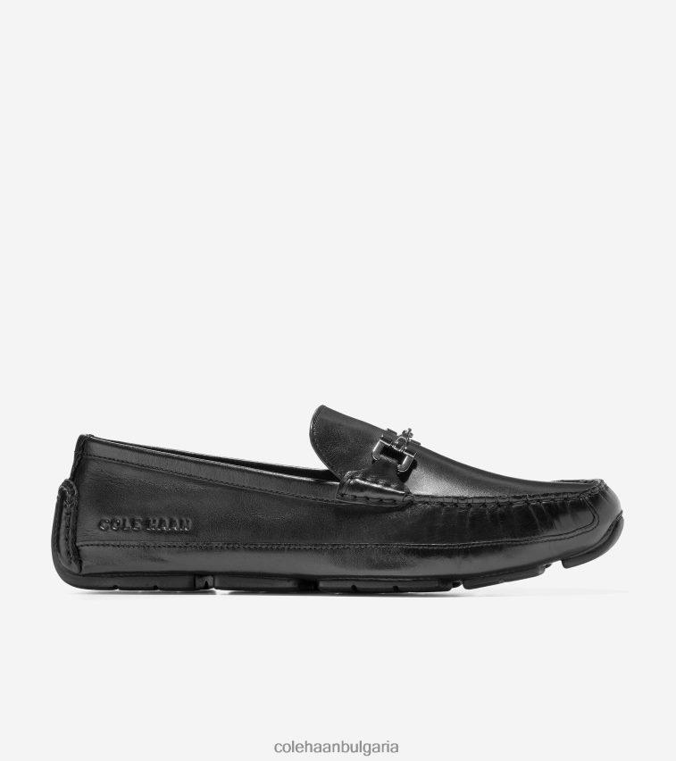 Cole Haan wyatt bit драйвер мъже 84PB6Z358 черен обувки
