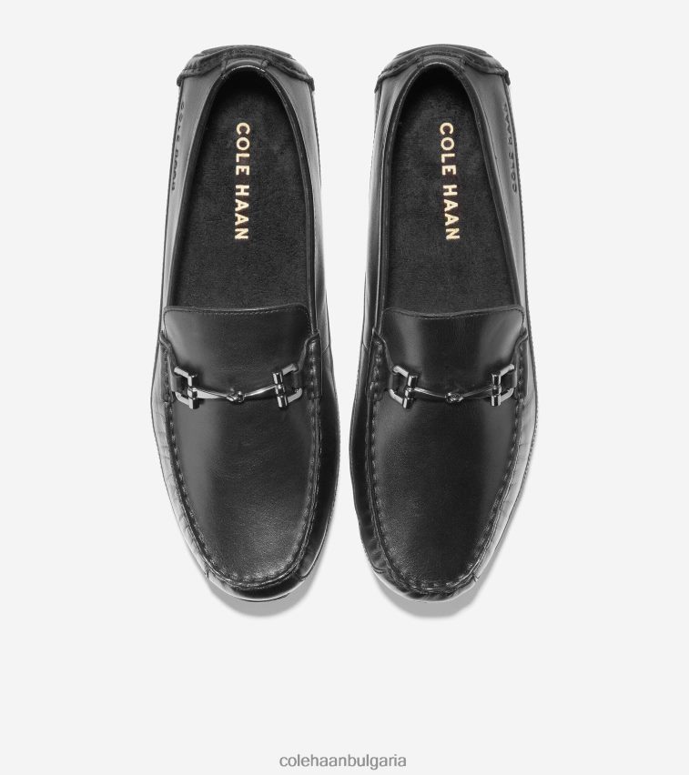 Cole Haan wyatt bit драйвер мъже 84PB6Z358 черен обувки