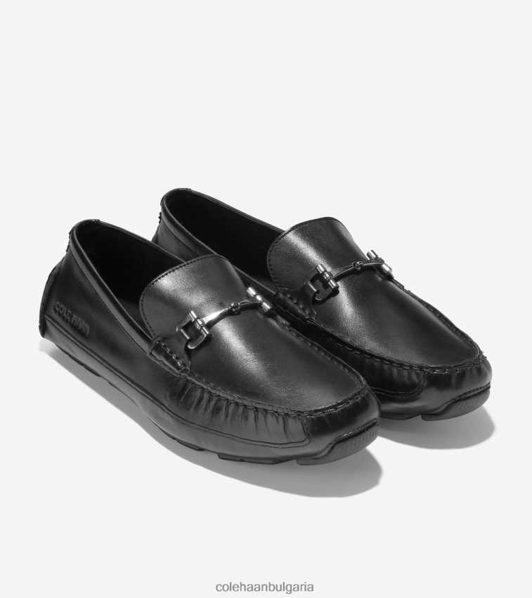 Cole Haan wyatt bit драйвер мъже 84PB6Z358 черен обувки