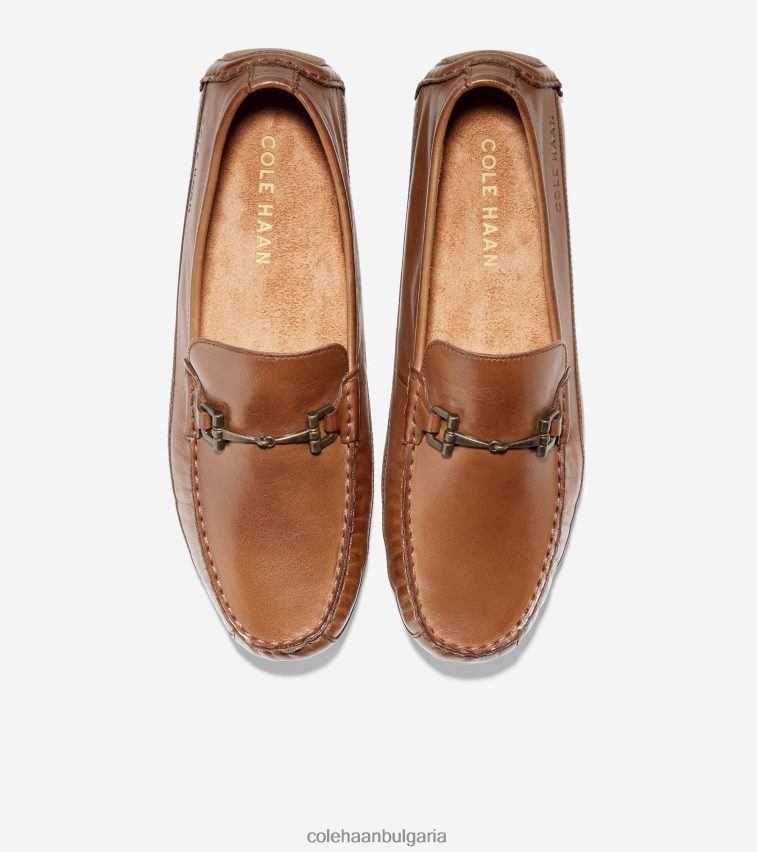 Cole Haan wyatt bit драйвер мъже 84PB6Z359 британски тен обувки