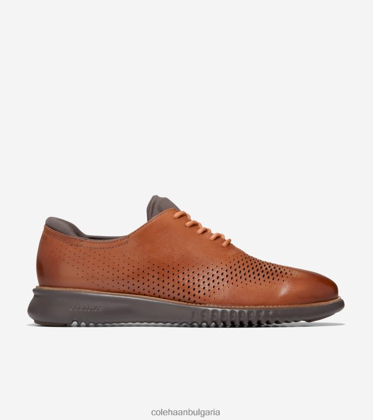 Cole Haan 2.zerogrand laser wingtip oxford мъже 84PB6Z270 британски tan-java обувки