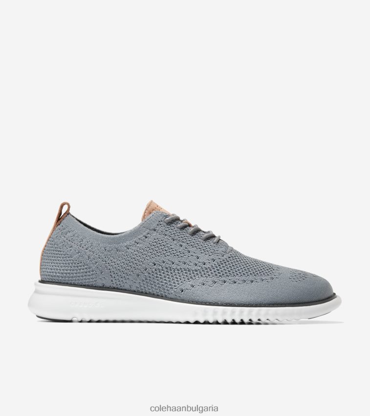 Cole Haan 2.zerogrand oxford мъже 84PB6Z273 бяло-железен камък обувки