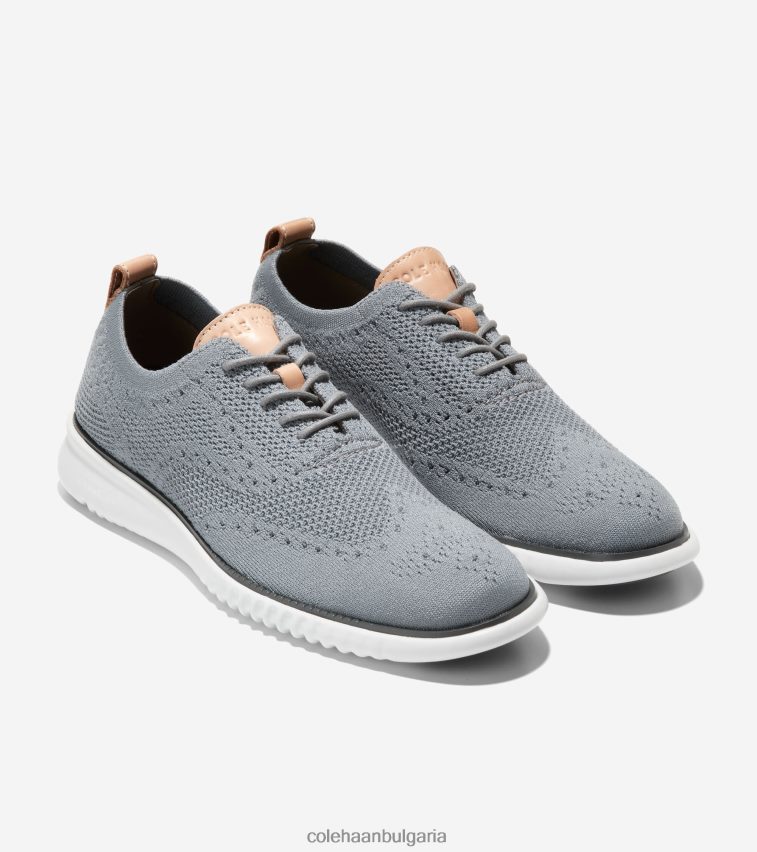 Cole Haan 2.zerogrand oxford мъже 84PB6Z273 бяло-железен камък обувки