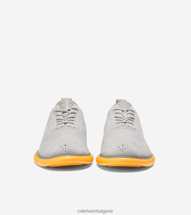 Cole Haan 2.zerogrand oxford мъже 84PB6Z274 сребърна бреза-палома-злато синтез стичлит обувки