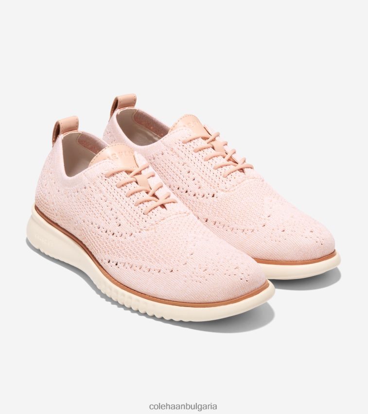 Cole Haan 2.zerogrand wingtip oxford мъже 84PB6Z272 оптично бяло-естествен тен-слонова кост стичлайт обувки