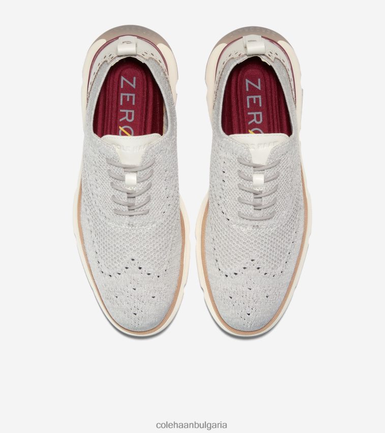 Cole Haan 4.zerogrand oxford мъже 84PB6Z361 сребърна бреза-палома стичлит обувки