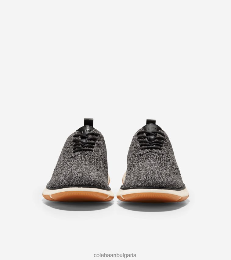 Cole Haan 4.zerogrand oxford мъже 84PB6Z362 черен-слонова кост-гума stitchlite обувки