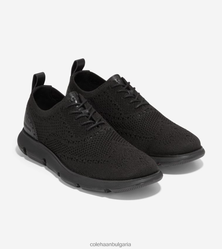 Cole Haan 4.zerogrand oxford мъже 84PB6Z363 черен стичлайт обувки