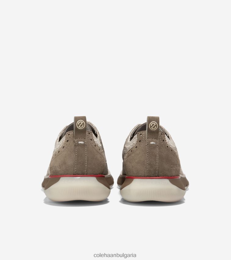 Cole Haan 4.zerogrand oxford мъже 84PB6Z364 каменно сив стичлит обувки