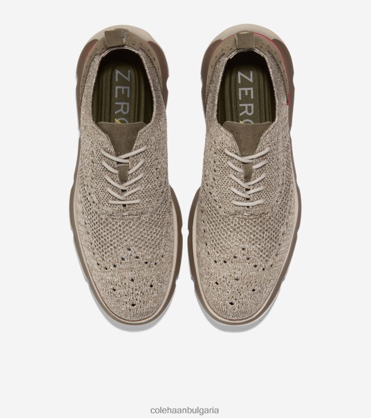 Cole Haan 4.zerogrand oxford мъже 84PB6Z364 каменно сив стичлит обувки