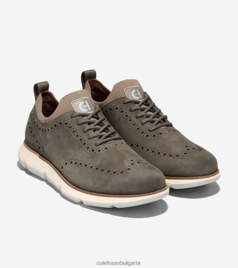 Cole Haan 4.zerogrand wingtip oxford мъже 84PB6Z368 чаено листо-дюн-оксфорд синьо обувки