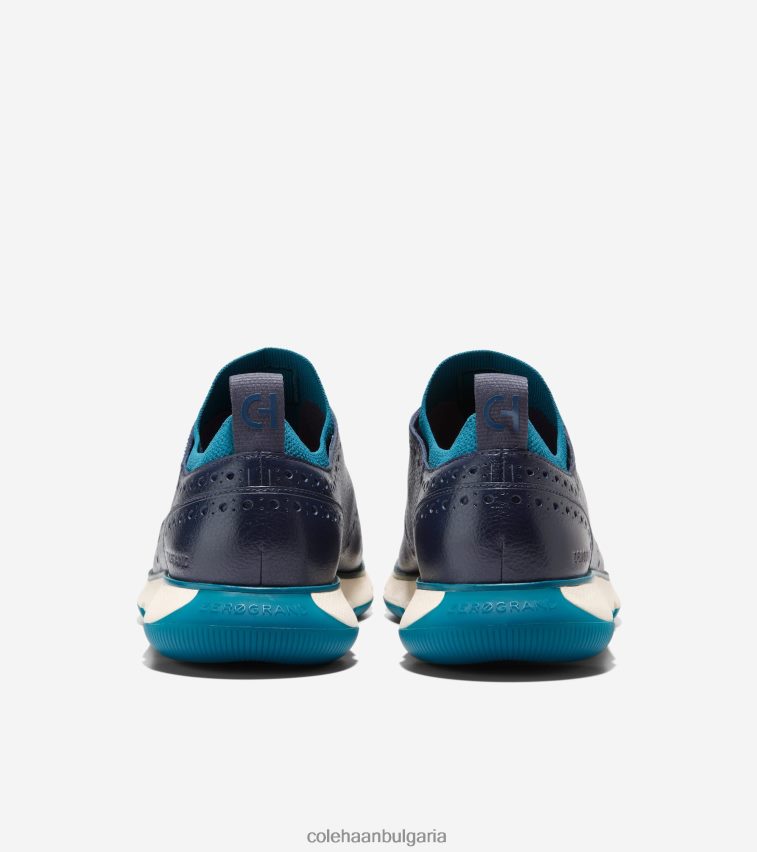 Cole Haan 4.zerogrand wingtip oxford мъже 84PB6Z369 тъмносиньо сако-мароканско синьо обувки
