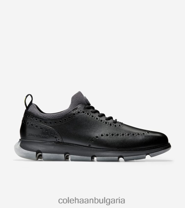 Cole Haan 4.zerogrand wingtip oxford мъже 84PB6Z372 черен обувки