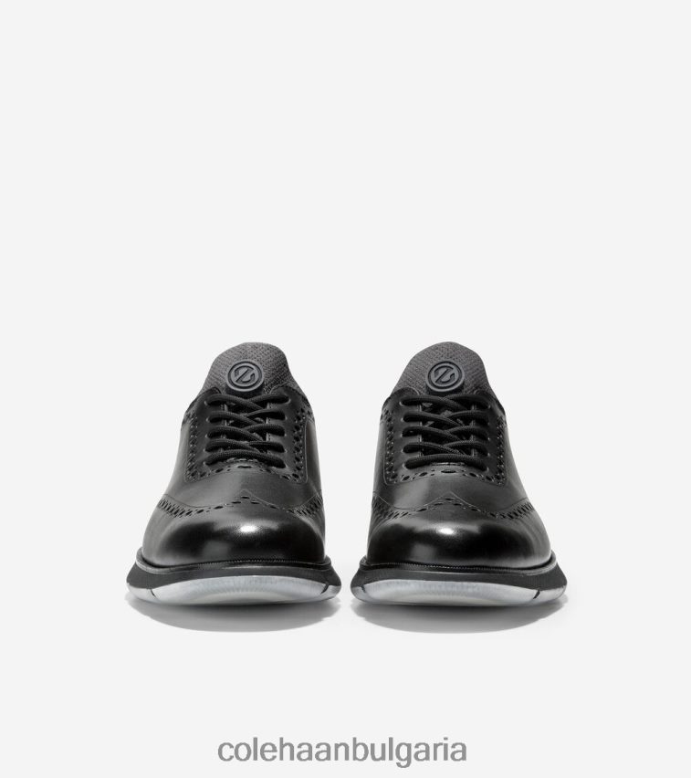 Cole Haan 4.zerogrand wingtip oxford мъже 84PB6Z372 черен обувки