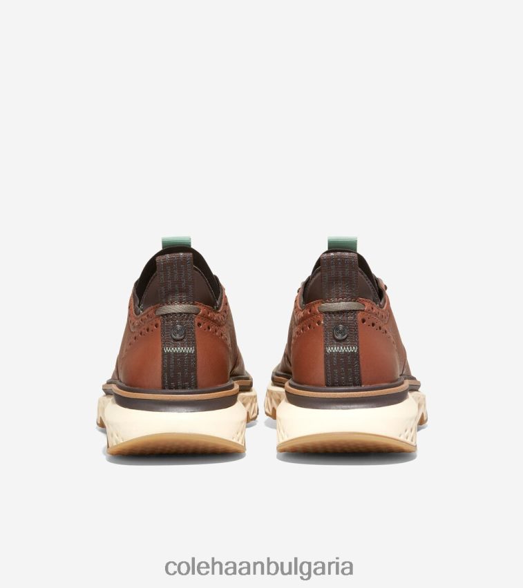 Cole Haan 5.zerogrand wingtip oxford мъже 84PB6Z302 тъмна секвоя-тъмна настилка обувки