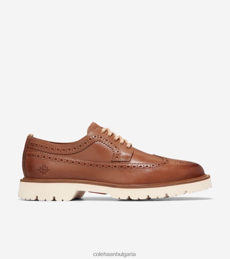 Cole Haan американски класически дългокрил оксфорд мъже 84PB6Z387 пекан-чапла обувки