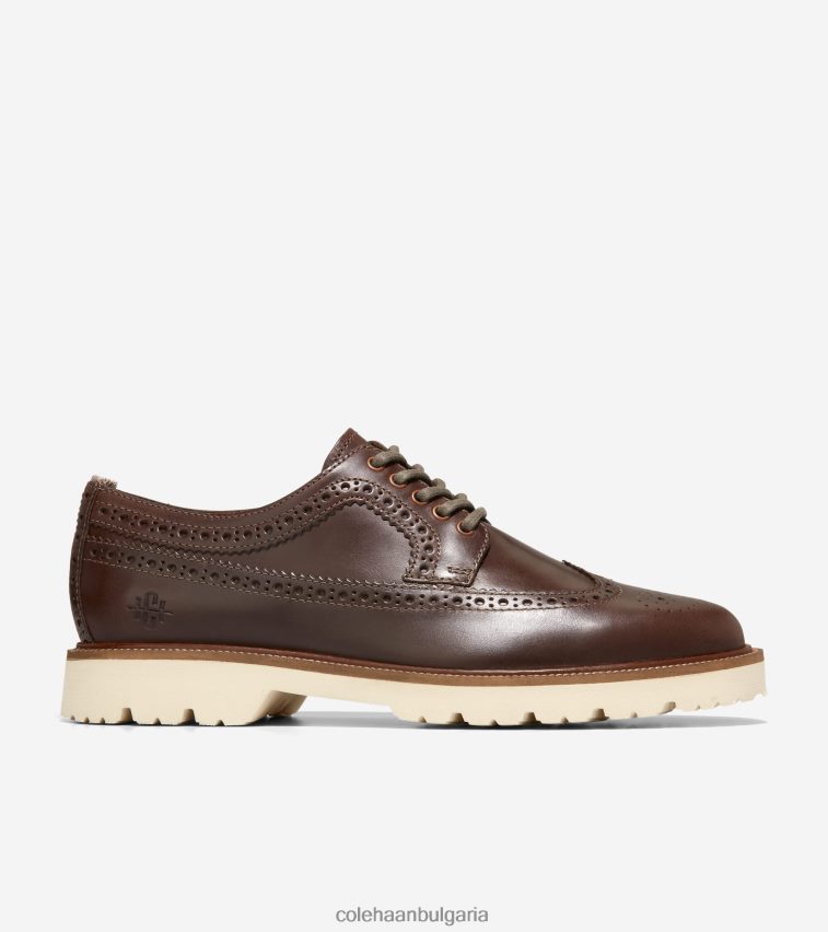 Cole Haan американски класически дългокрил оксфорд мъже 84PB6Z388 трюфел-чапла обувки