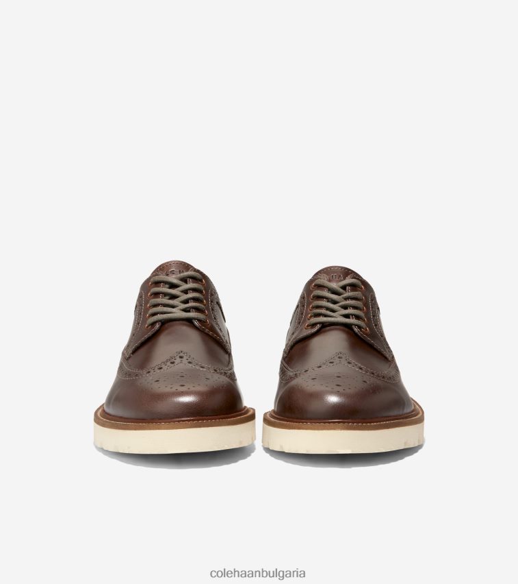 Cole Haan американски класически дългокрил оксфорд мъже 84PB6Z388 трюфел-чапла обувки