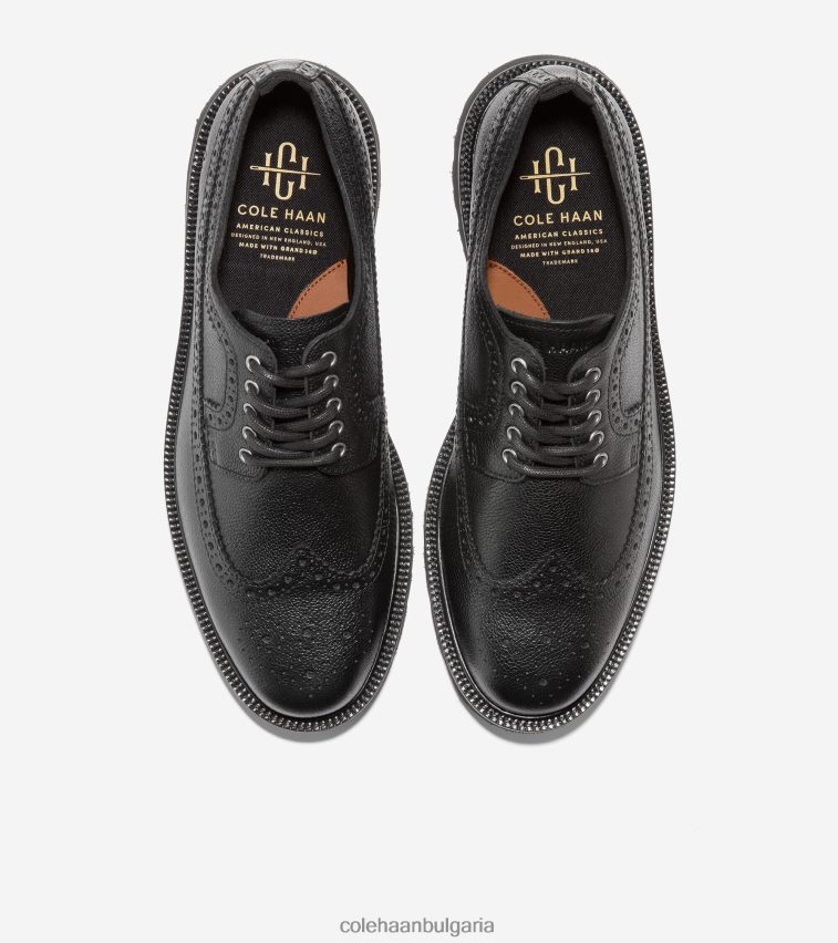 Cole Haan американски класически дългокрил оксфорд мъже 84PB6Z389 черен обувки